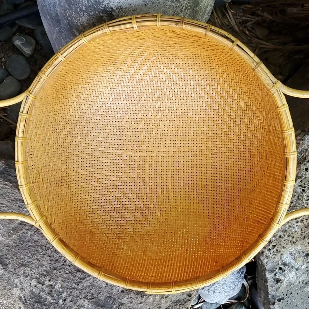 Vintage Woven Colander Basket